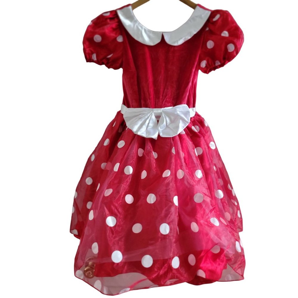 Walt Disney Minnie Mouse  Halloween Girls Costume Red Disney Direct size small